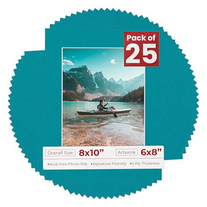 6x8 Mat for 8x10 Frame (25 Count)