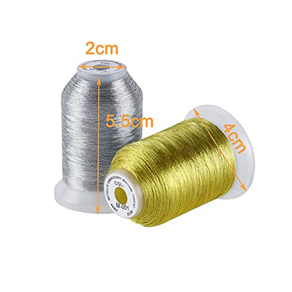 50 Spools Embroidery Machine Thread Kit (82500 Foot)