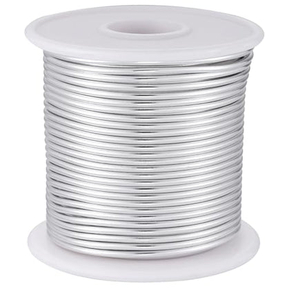 12 Gauge Sliver Aluminum Craft Wire (103.68 Foot)