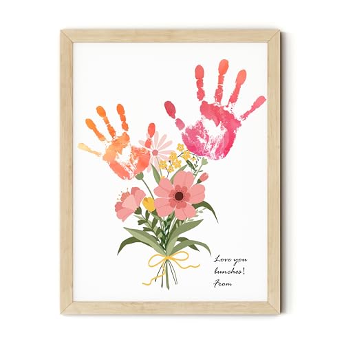 Flower Bouquet Handprint Art Craft DIY Kit