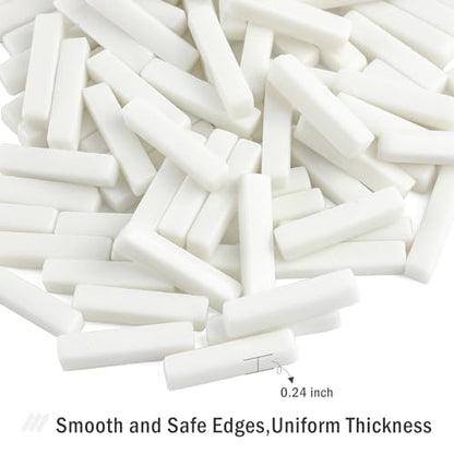 White Mosaic Tiles for Crafts Bulk (5.29 Ounce)