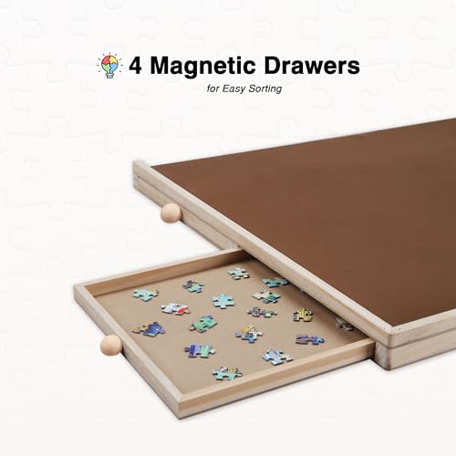 Tilting Puzzle Board with Drawers and Cover (1000 Count)
