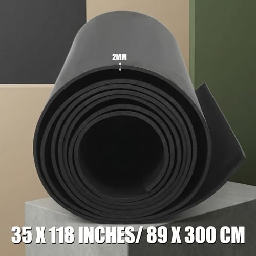 35 x 118 Inch EVA Foam Sheet Black EVA Halloween Cosplay Costumes