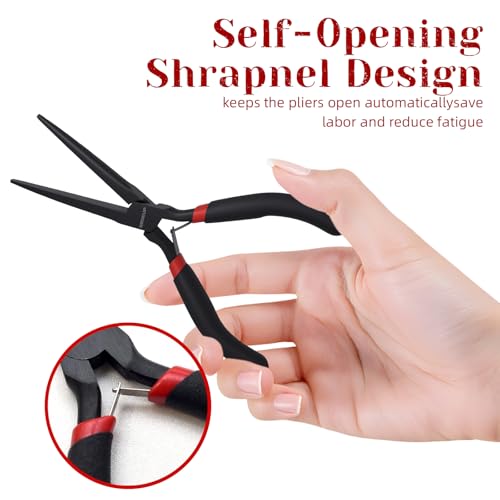 6" Mini Needle Nose Pliers Set