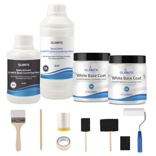 Bright White Marble Countertop Paint Kit (76 Fl Oz)