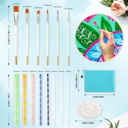Mandala Dotting Tools Painting Kit (58 Count)