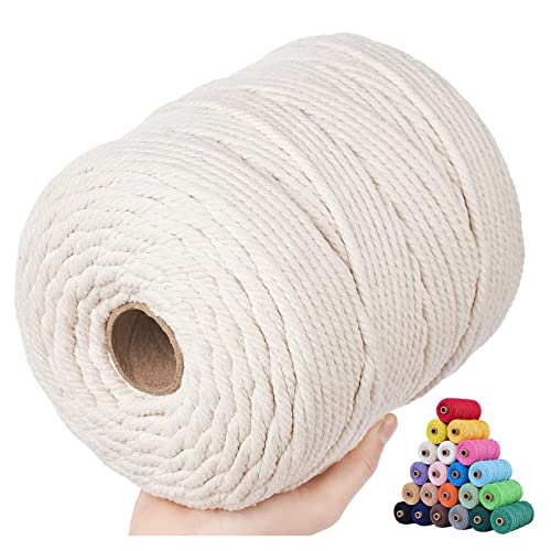 Macrame Cotton Cord 6mm x 109Yards (327 Foot)