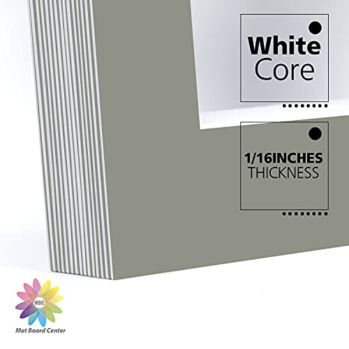 Mat Board Center 10 Pack 11x14 Photo Mats for 8x10 Picture (10 Count)