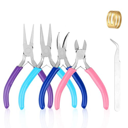 4 Pack Jewelry Pliers Set