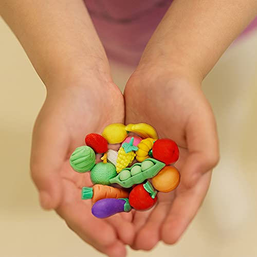 72 Pcs Assorted Fruit Pencil Erasers Toy Set (72 Count)
