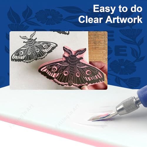 5 Pack 4x6 Rubber Carving Block