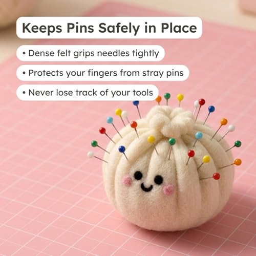 Sewing Needles & Pin Cushion Dim Sum