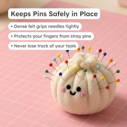 Sewing Needles & Pin Cushion Dim Sum