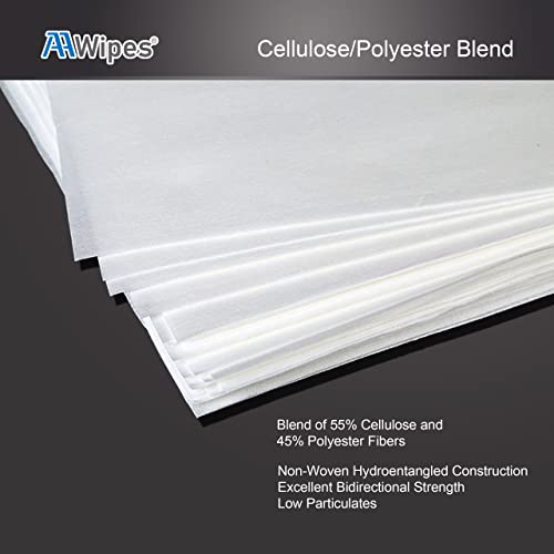 Cleanroom Wipes Nonwoven Wipes Cellulose (300 Count)