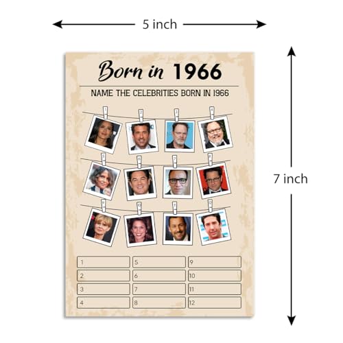 60th Birthday Party Games (30 Count)