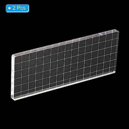6" x 3" Acrylic Stamp Block (2 Count)