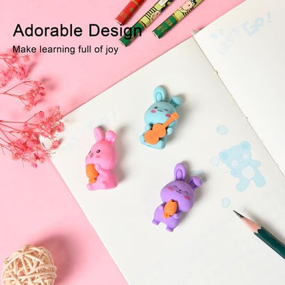 18Pcs Pencil Top Erasers for Kids (18 Count)