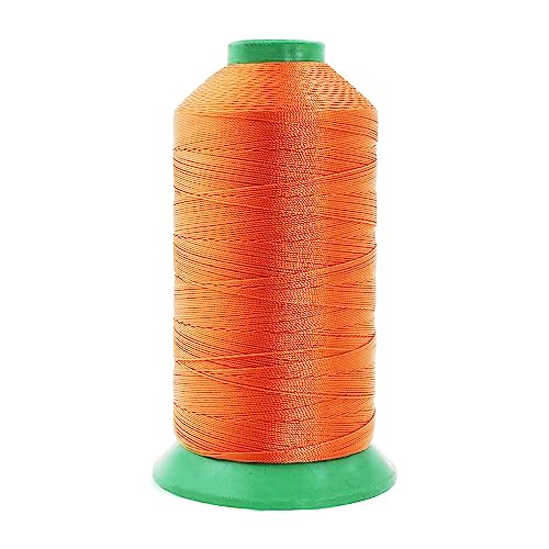 Size 138 420D T135 Orange Bonded Nylon Thread (3750 Foot)