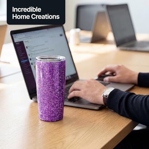 Craft Glitter Shaker Purple 110g Super Chunky (3.88014 Ounce)
