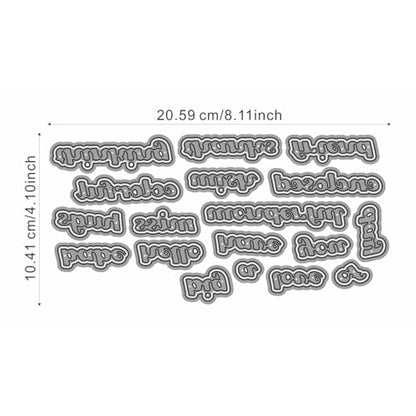 Metal Cutting Dies DIY Merry Christams Embossing Stencil Template Scrapbooking Card Making Mold Photo Album Arts Crafts Tools