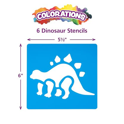 Washable Plastic Dinosaur Stencils