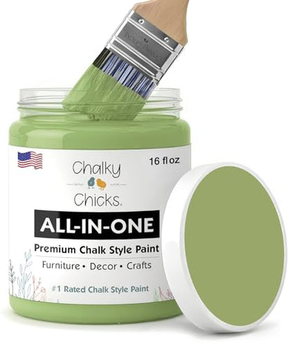 Lily Pad 16 Fl Oz Chalk Paint for Furniture All in One