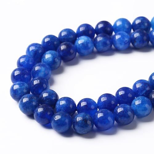 10mm 38pcs Kyanite Jade Stone Round Loose Beads for Jewelry Making DIY Bracelet Necklace