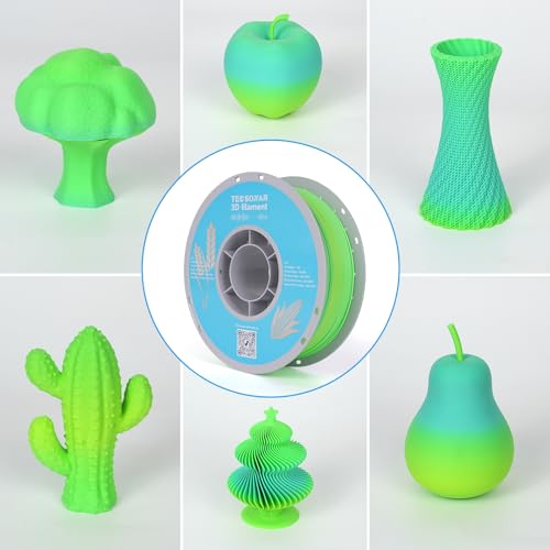 Matte Rainbow PLA 3D Printer Filament (352.7396 Ounce)