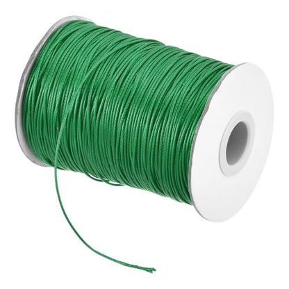 Waxed Cord 1mm Waxed Polyester Cord 175 Yard Wax String for Bracelet Making