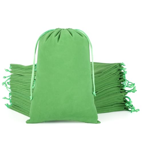 50Pcs Velvet Gift Bags (29.8065 Ounce)