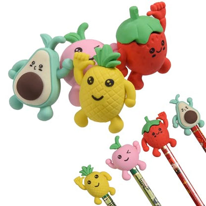 16Pcs Pencil Top Erasers for Kids (16 Count)