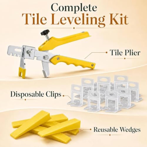 Tile Leveling System with Plier