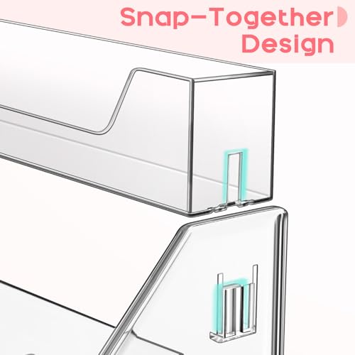 Tall 5 Tier Acrylic Card Display Stand for Greeting Cards