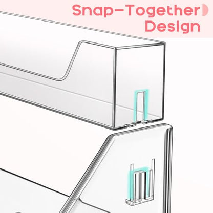 Tall 5 Tier Acrylic Card Display Stand for Greeting Cards