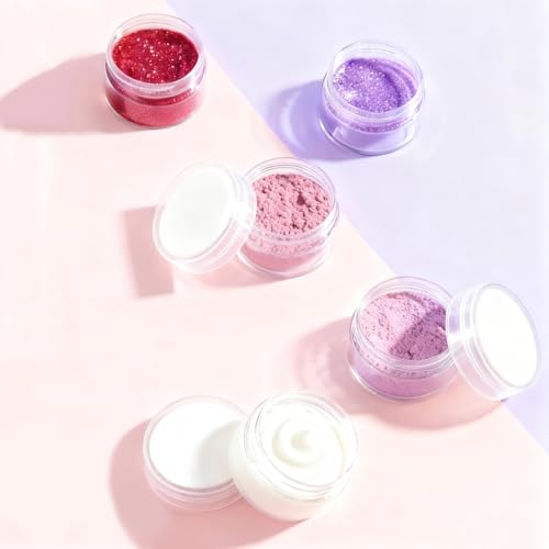 36 Pack 1 OZ Plastic Jars Clear Cosmetic Container with Lids (36 Count)