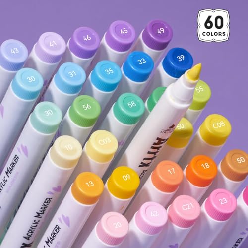 60 Colors Paint Markers Pens