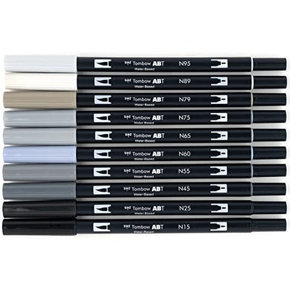 56171 Dual Brush Pen Art Markers (10 Count)