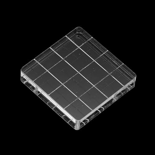 1.6"x1.6" Acrylic Stamp Block (6 Count)