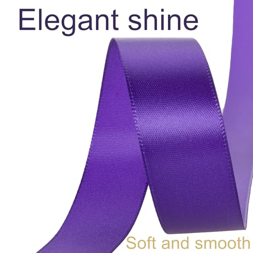 1 Inch Purple Ribbon 50Yards