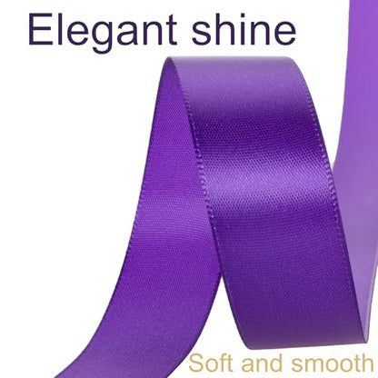 1 Inch Purple Ribbon 50Yards