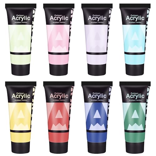 Pastel Acrylic Paint Set (5.68 Fl Oz)