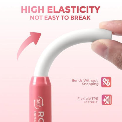 Rotary Retractable Eraser with 5 PCS Refills (6 Count)