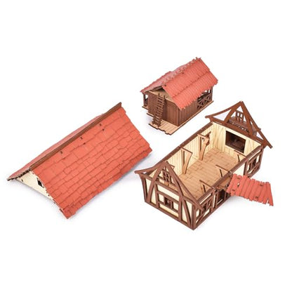 Cruck House and Cow shed