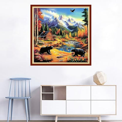 Cross Stitch Kits for Beginners Stamped Cross
