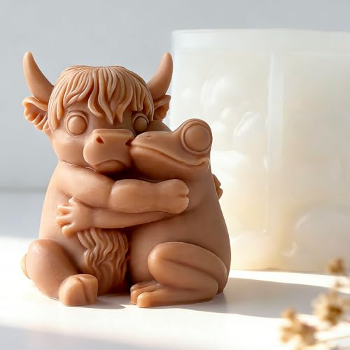 Couple Animal Cylinder Candle & Resin Mold
