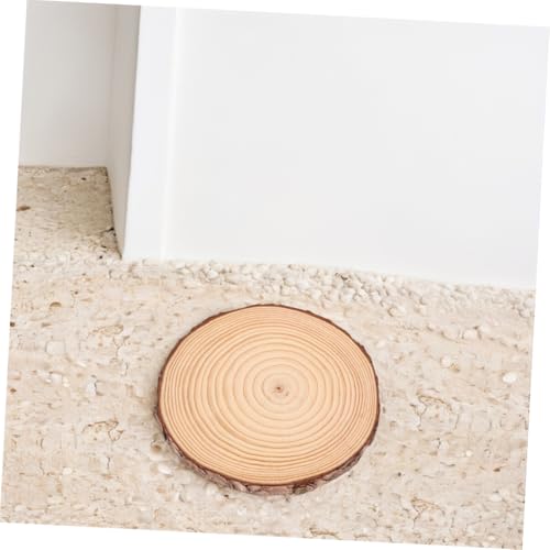 2pcs Outdoor Stepping Stones Wooden Garden Pathway Stones DIY Kit for Landscaping Safe Non