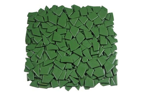 Irregular Glass Mosaic Tiles Bulk 500g Glossy and Iridescent Mosaic Glass Tiles for DIY Projects and Arts and Crafts Solid Colors and Mixes (263 Count)