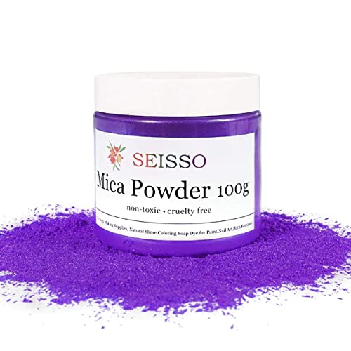 Purple Mica Powder for Epoxy Resin 3.5 oz (3.5 Ounce)