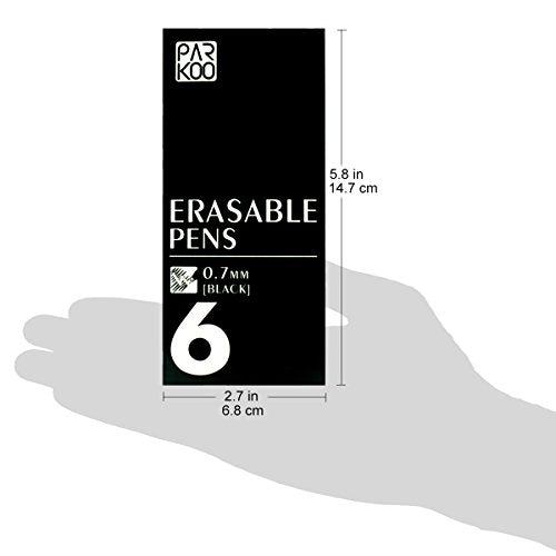 Retractable Erasable Gel Pens Clicker (6 Count)