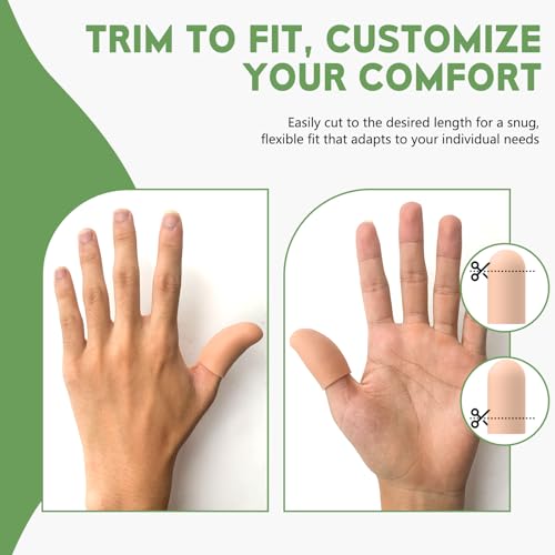 10 Pack Silicone Gel Finger Cots (10 Count)